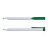Recycled ABS Plastic Pens White Dark Green